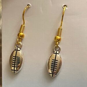 Football earrings